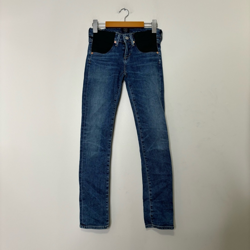 Citizens of humanity racer low rise skinny jeans maternity 23
